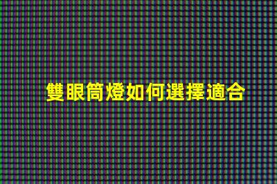 雙眼筒燈如何選擇適合您空間的雙眼筒燈